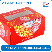 Sencai cheap simple Festive rice cake box with stamping logo and Paper-cuts for Window Decoration